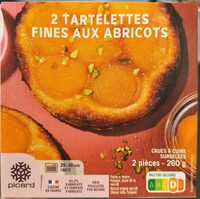 2 tartelettes fines aux abricots