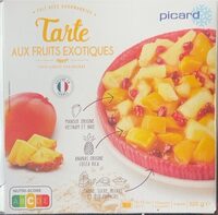 Tarte aux fruits exotiques