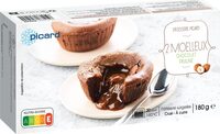 2 Moelleux chocolat praliné