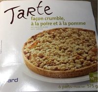 Tarte Façon Crumble à la Poire et à la Pomme
