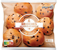 6 Brioches aux pépites de chocolat