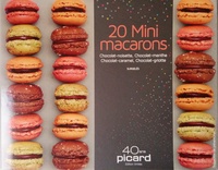 20 mini macarons