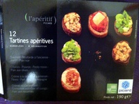 12 Tartines apéritives