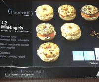12 Mini-bagels - surgelés 185 g