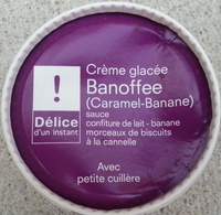 Crème glacée Banoffee (Caramel-Banane)