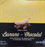 Crème glacée banane-chocolat