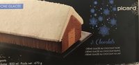 Buche glacée 3 chocolats