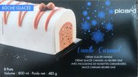 Buche glacée Vanille-caramel