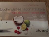 Buche glacee facon pavlova
