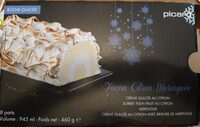 Bûche Glacée façon citron meringuée