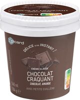 Crème glacée chocolat craquant chocolat, amende