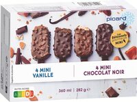 8 mini-bâtonnets vanille et chocolat