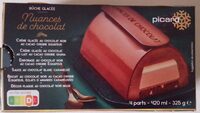 Bûche glacée Nuances de chocolat
