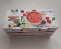 Glace framboise fleur de sureau
