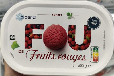 Sorbet Fou de Fruits Rouges