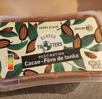 Glace cacao fève tonka