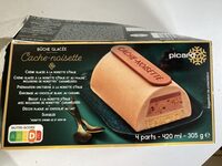 Bûche glacée cache-noisette
