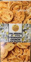 Palmiers apéritifs fromage-oignon