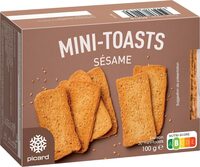 Mini-toasts apéritifs au sésame