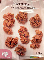 Roses au chocolat au lait