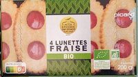 4 lunettes fraise bio