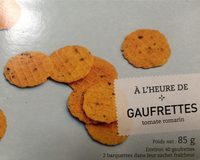Gaufrettes Tomate Romarin