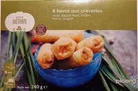 8 nems aux crevettes