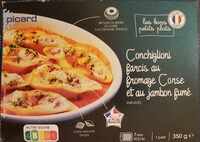 Conchiglioni farcis au fromage Corse et au jambon fumé