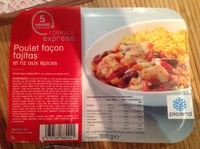 Poulet façon fajitas et riz aux épices