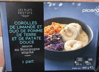 Corolles de Limande et Duo de Pomme de Terre et de Patate Douce, Sauce au Bourgogne Aligoté
