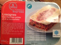 Lasagnes aux légumes grillés et à la mozzarella, Surgelées