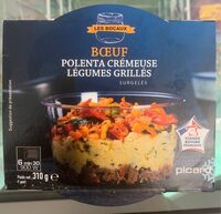 Boeuf polenta crémeuse légumes grillés