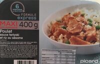 Poulet sauce teriyaki et riz au sesame
