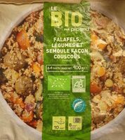 Falafels legumes et semoule façon coucous