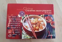 Crevettes sauce piquante et riz thaï