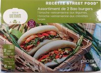Assortiment de 2 Bao burgers