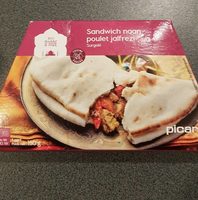 Sandwich naan poulet jalfrezi