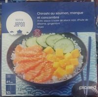 Chirashi au saumon mangue et concombre
