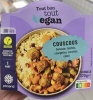 Couscous semoule, falafels, courgettes, carottes, céleri
