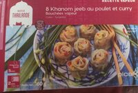 Khanom jeeb au poulet et curry