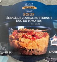 Boeuf Ecrasé de courge butternut - duo de tomates