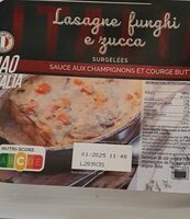 Lasagne funghi e zucca