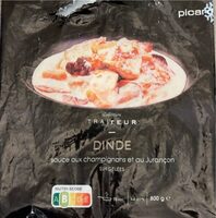 Dinde sauce aux champignons et au jurançon