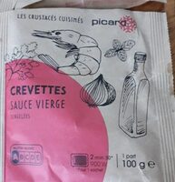 Crevettes sauce vierge
