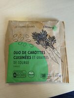 Duo de carottes cuisinées et graines de courges