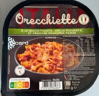 Orecchiette sauce tomate nduja piquante