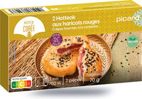 2 hotteok aux haricots rouges