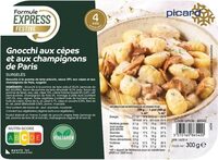 Gnocchi aux cèpes et aux champignons de Paris