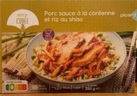 Porc sauce à la coréenne et riz au shiso