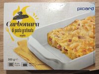 Carbonara di pasta gratinata